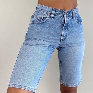 vintage 550 Levi’s high waist long shorts